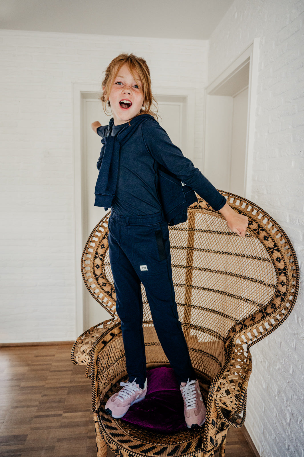 Air Slim Tracksuit Pants - Navy blue