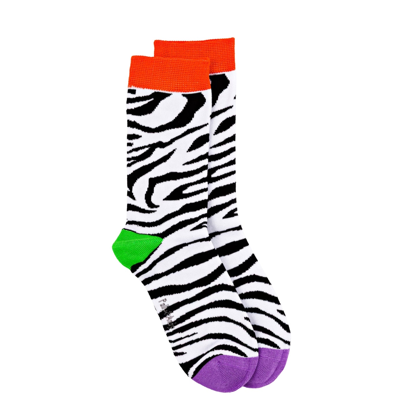 Soft Top - Bamboo Zebra Stripe Seamless Sock