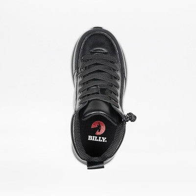 Kid's Black Leather BILLY Goat Classic High Tops