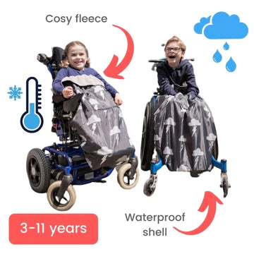 Kids Fleece-Lined Wheelchair Cosy