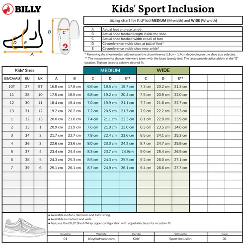 Kids Stone Floral Billy Sport Inclusion