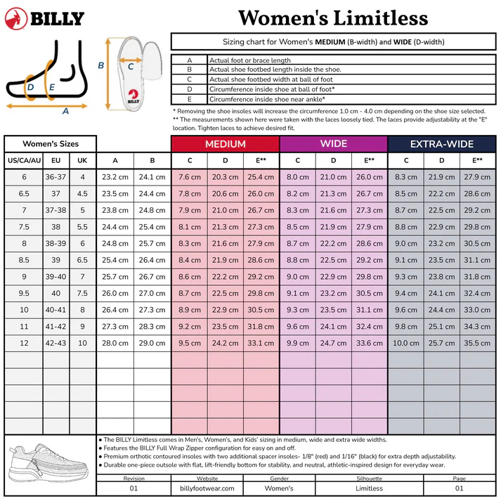 Women's Grey Billy Limitless