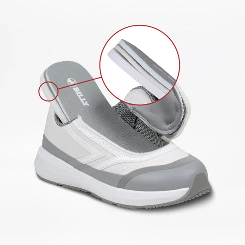 Kid's White Billy Goat AFO Friendly Shoe