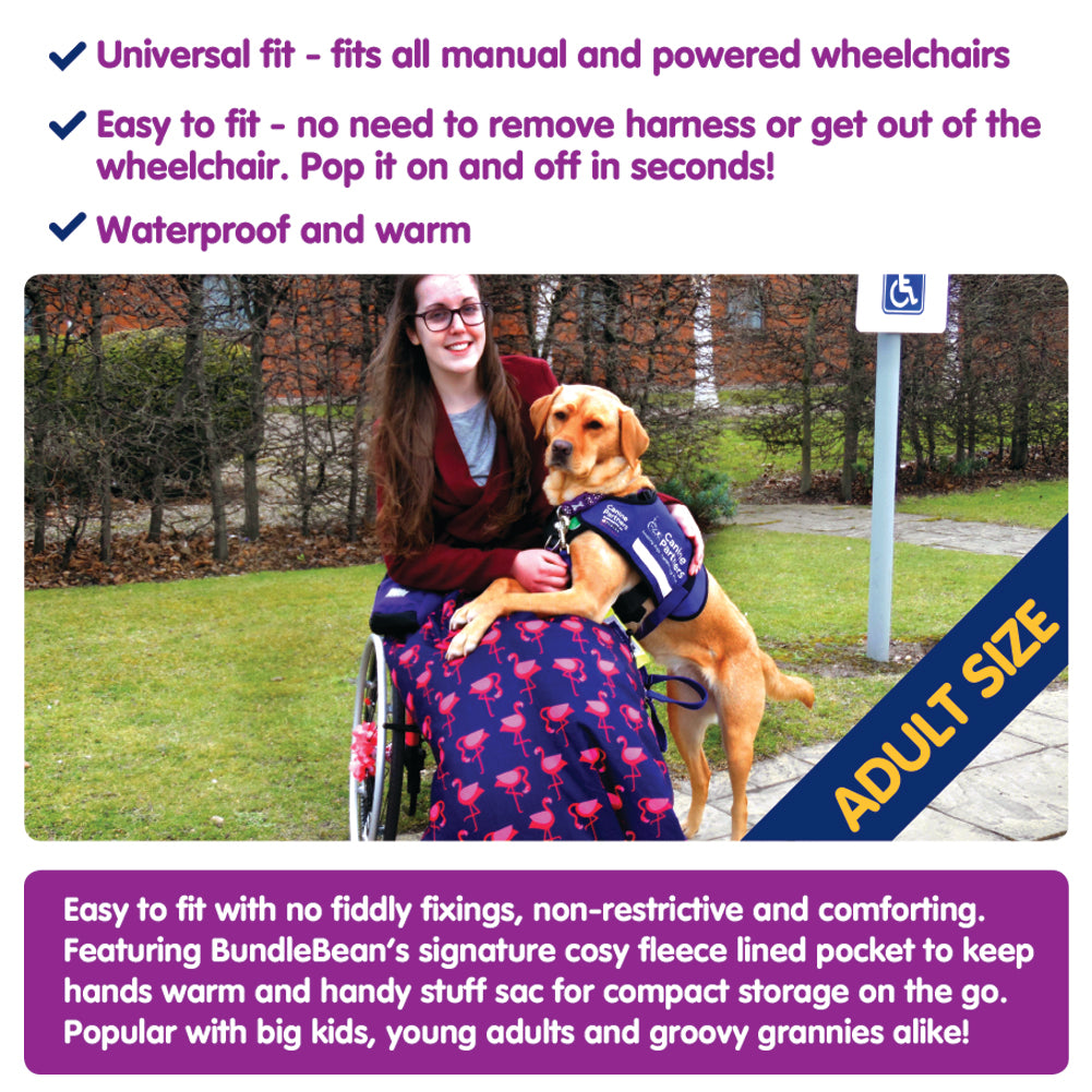 Adults Fleece-Lined Wheelchair Cosy
