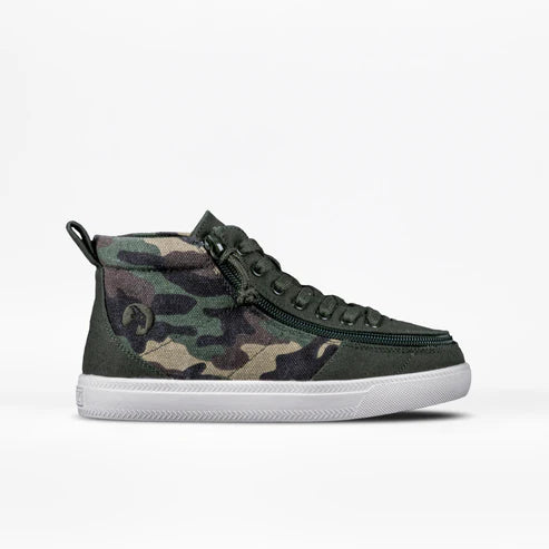 Kid's Olive Camo Billy Classic High Top