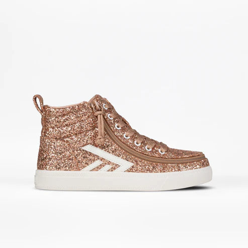 Toddler Rose Gold Glitz BILLY CS High Tops