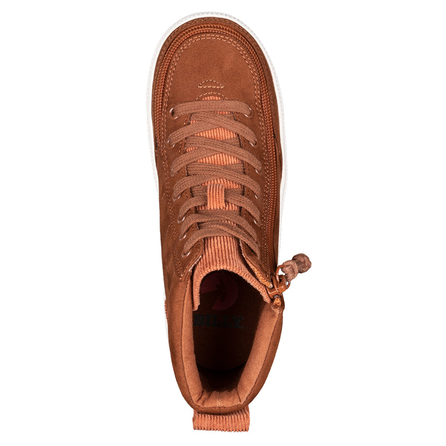 Kids Cognac BILLY Classic Lace High Top