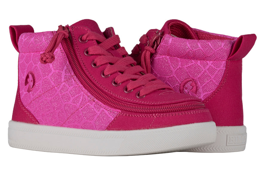 Kid's Pink Print Billy Classic High Top