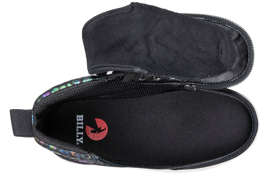 Kid's Black Leopard BILLY Classic D|R II High Tops