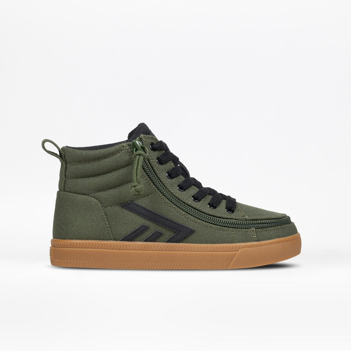 Toddler Olive Black Gum CS Sneaker Billy High Tops