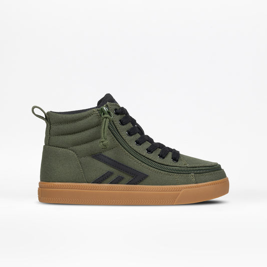 Kid's Olive Black Gum CS Sneaker Billy High Tops (Copy)