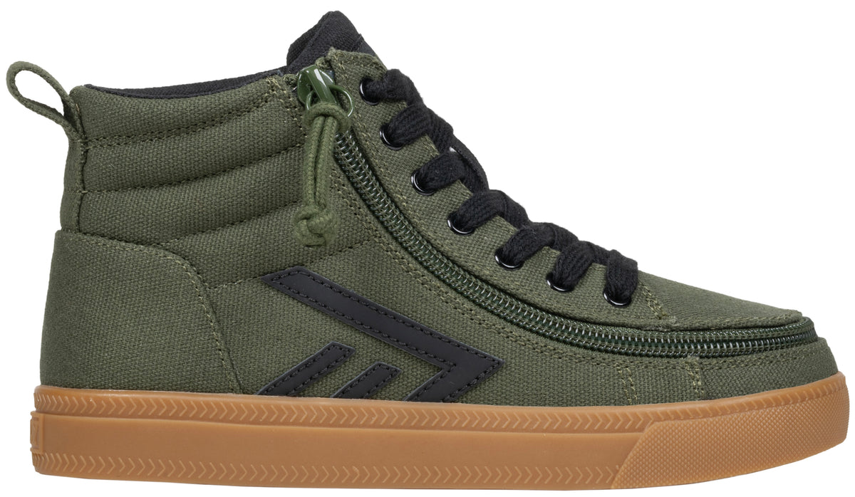 Toddler Olive Black Gum CS Sneaker Billy High Tops