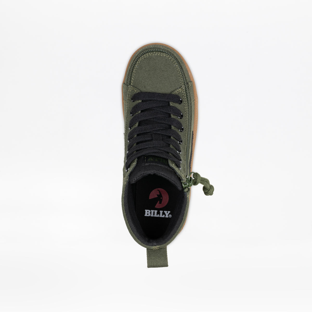 Toddler Olive Black Gum CS Sneaker Billy High Tops