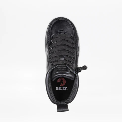 Kid's Black Leather BILLY Classic D|R High II High Tops